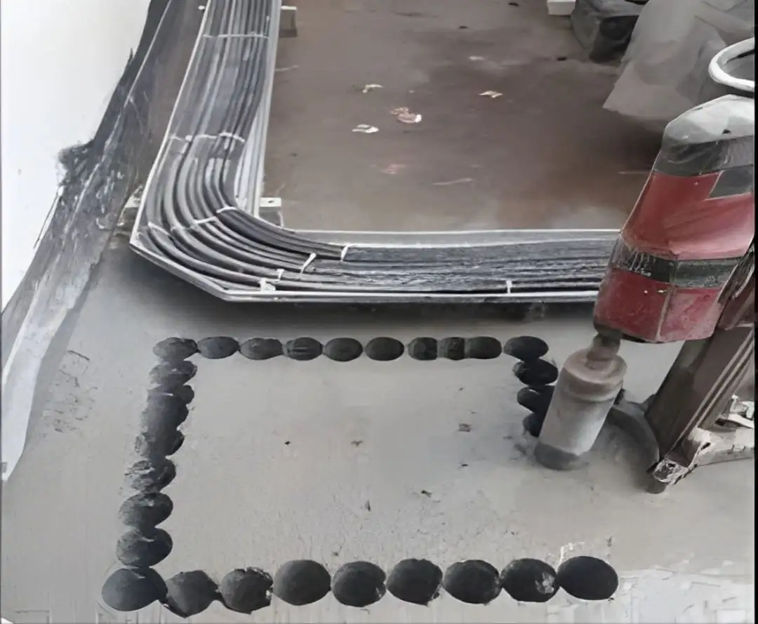 فتح مسارات كابلات بدقة باستخدام كور دريل بدون تكسير. - كور دريل مصر لقص وتخريم الخرسانة