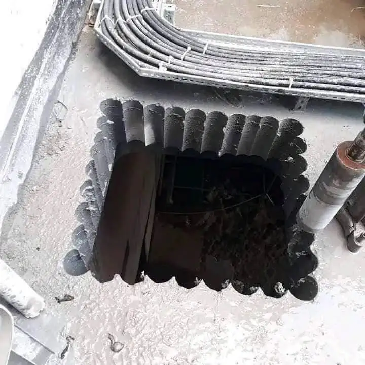 فتحات مسارات كابلات نظيفة وجاهزة للتمديدات الكهربائية. - كور دريل مصر لقص وتخريم الخرسانة