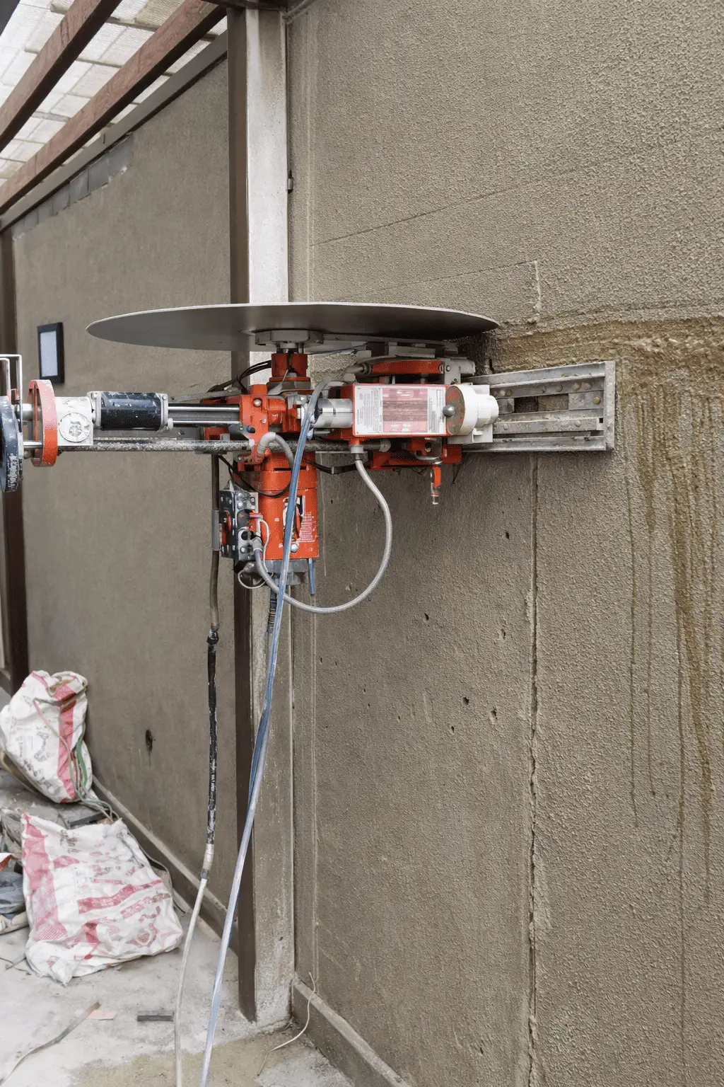 قص خرسانة بشفرة كبيرة للفتحات الواسعة بدقة عالية. - كور دريل مصر لقص وتخريم الخرسانة